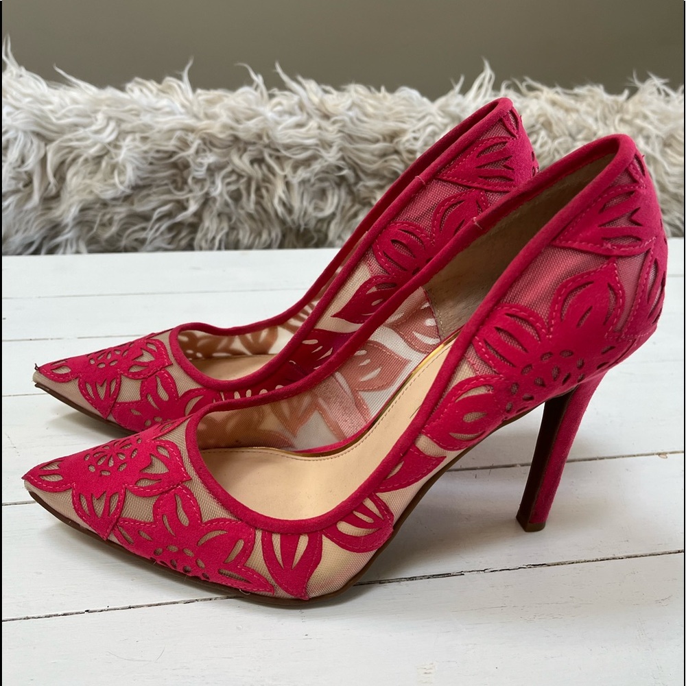 Sweeeet hot pink pumps💋💋